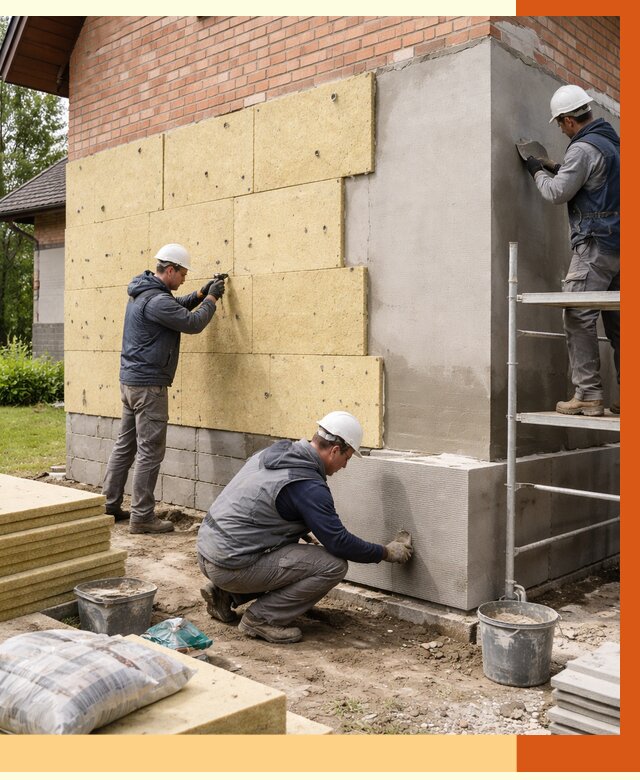 Утепление частного дома в Гагарине под ключ от 7803 руб/м2 — недорого | ТепломастерГгр