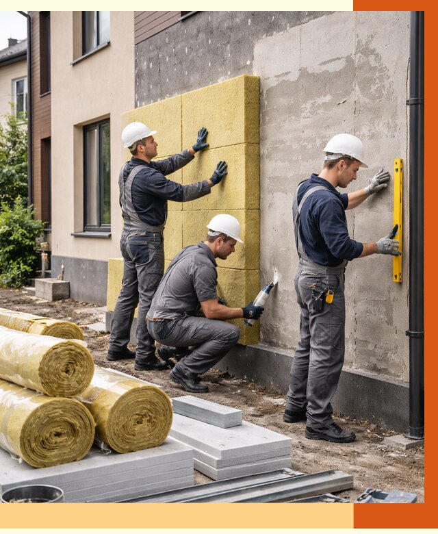 Утепление таунхауса в Гагарине от 7491 руб/м2 — комплекс под ключ | ТепломастерГгр