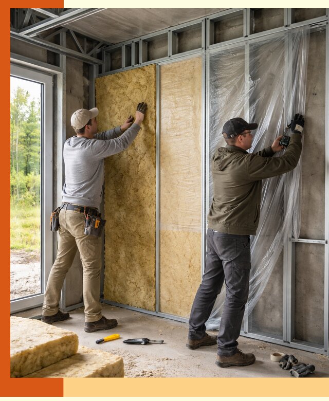 Утепление дома из ЛСТК в Гагарине с гарантией качества и эффективности