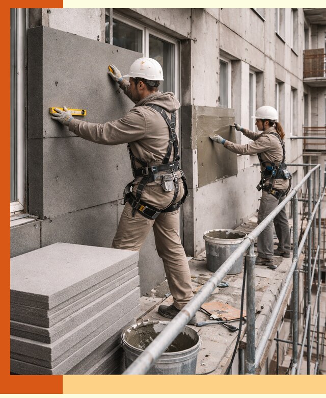 Утепление квартиры снаружи под ключ в Гагарине