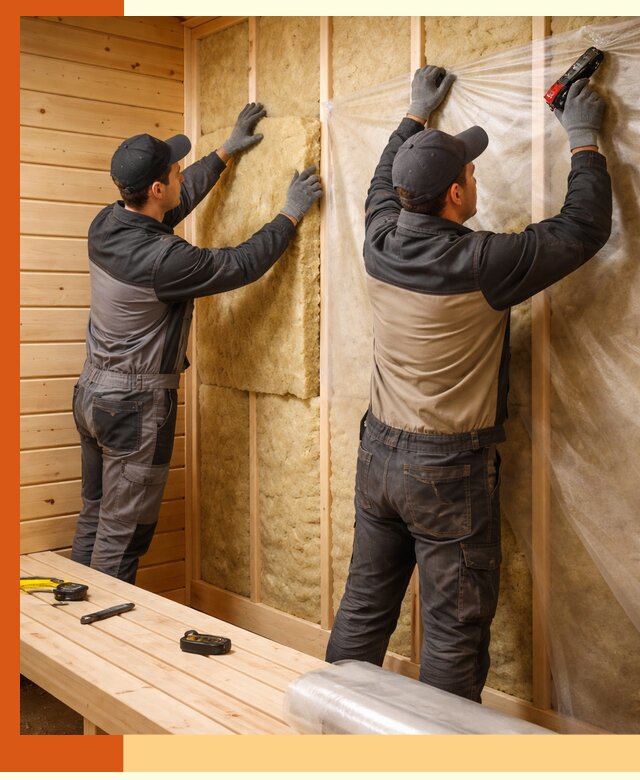 Профессиональное утепление сауны в Гагарине с гарантиями качества