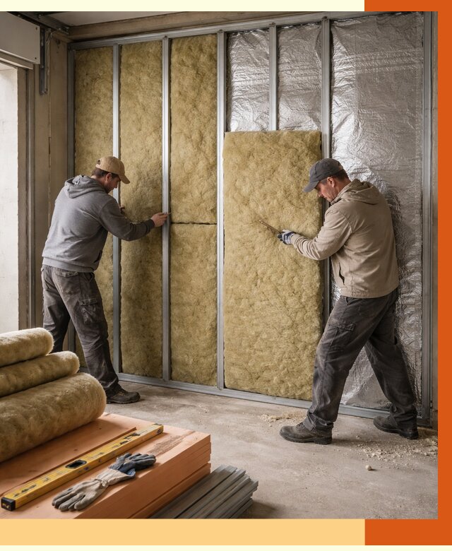 Утепление гаража изнутри в Гагарине от 7803 руб/м2 — работы и цена | ТепломастерГгр