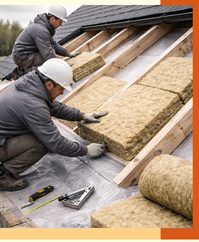 Утепление крыши в Гагарине от 1925 руб./м2 — комплексное утепление кровли | ТепломастерГгр