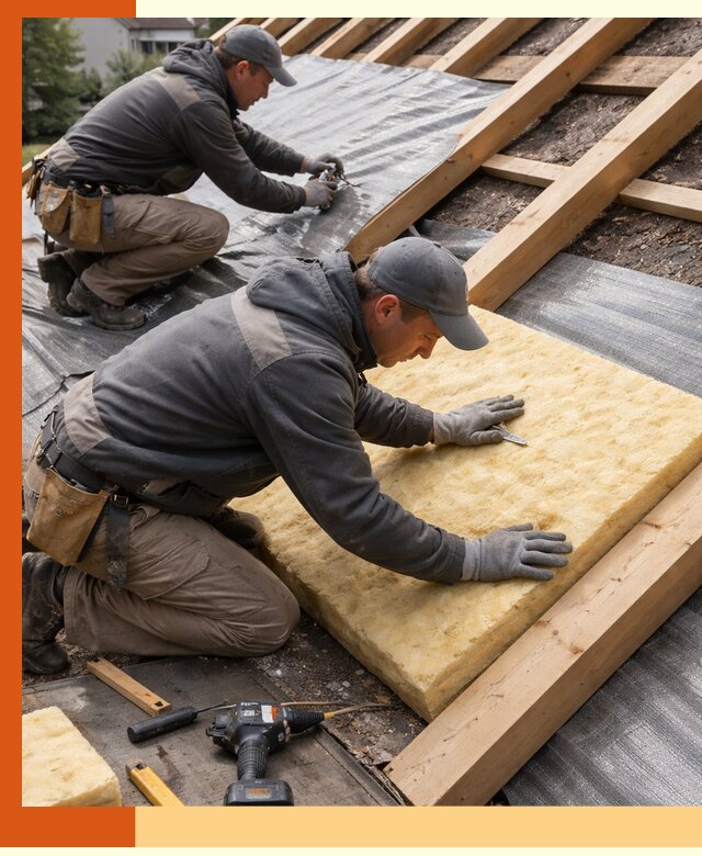 Профессиональное утепление крыши в Гагарине качественно и надежно