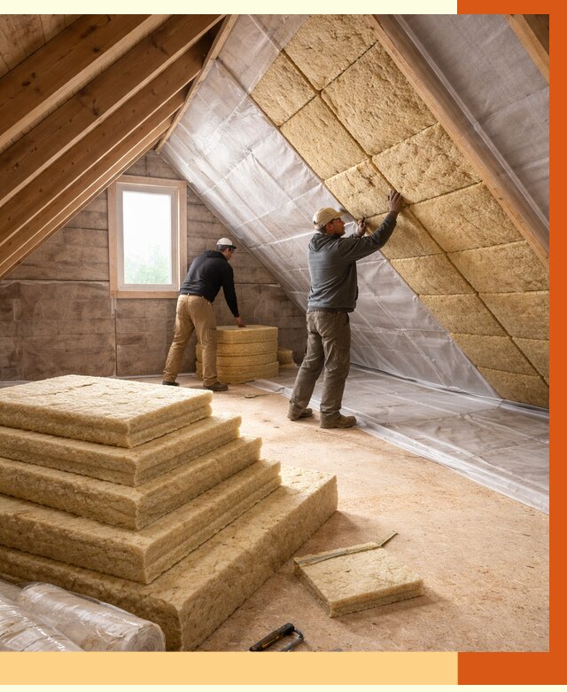 Утепление мансарды в Гагарине от 2601 руб/м2 — комплексно и под ключ | ТепломастерГгр