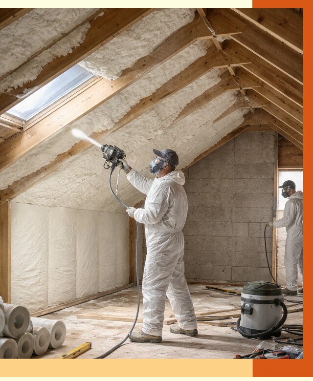 Утепление мансарды ППУ в Гагарине от 2861 руб./м² — заказать под ключ | ТепломастерГгр