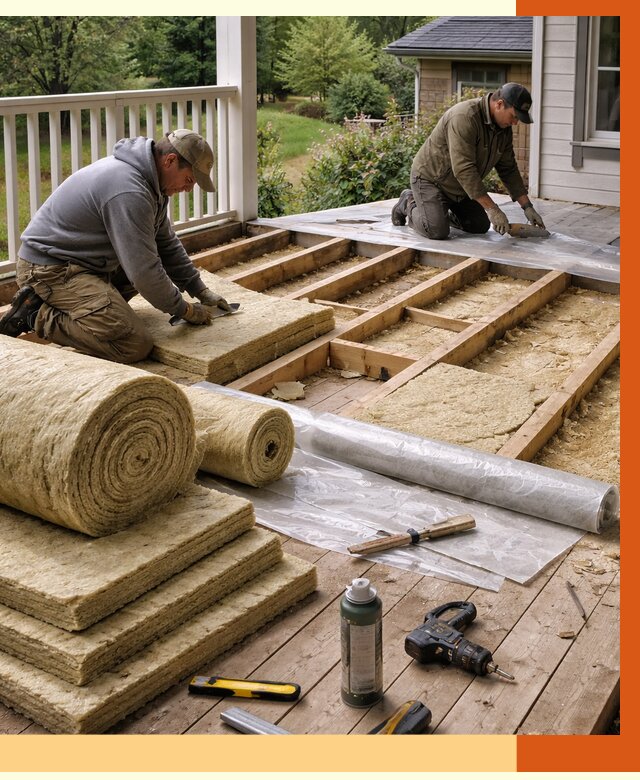 Утепление террасы в Гагарине от 4370 руб./м2 — утеплить террасу под ключ | ТепломастерГгр