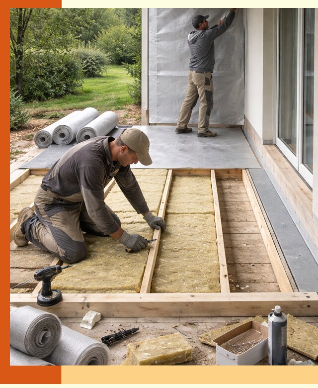 Утепление террасы в Гагарине — тепло и защита круглогодично