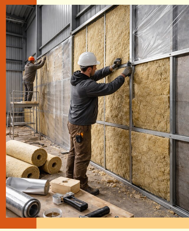 Утепление ангара в Гагарине — профессиональная теплоизоляция помещений