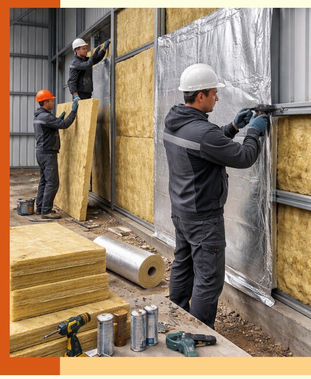 Утепление металлического ангара профессионально в Гагарине