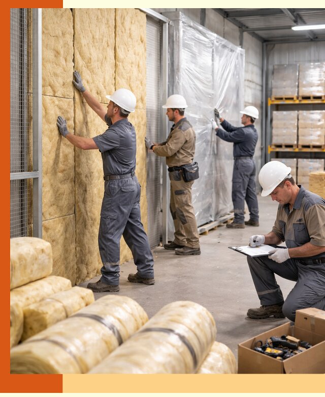 Утепление склада готовой продукции в Гагарине качественно и быстро