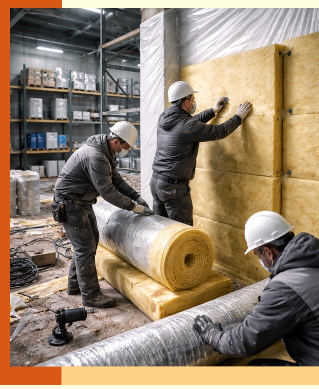 Утепление склада химсырья в Гагарине: безопасная и эффективная изоляция