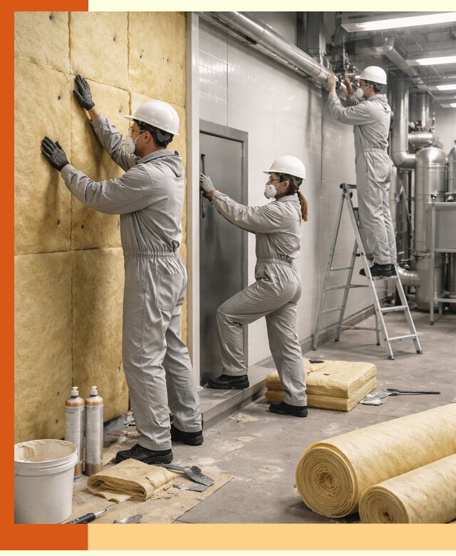 Утепление пищевого цеха под ключ в Гагарине