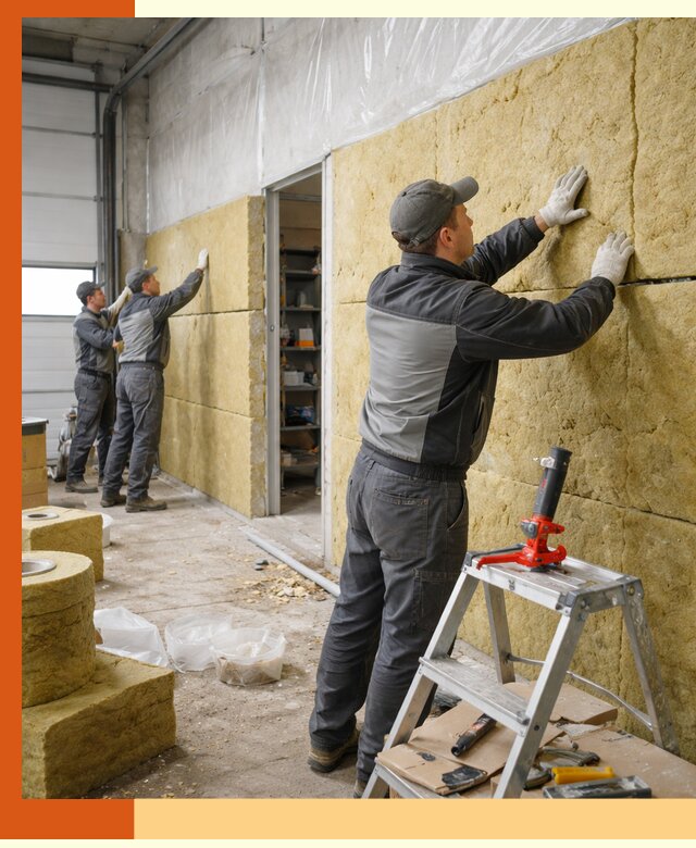 Утепление автосервиса и мастерских в Гагарине качественно и надёжно