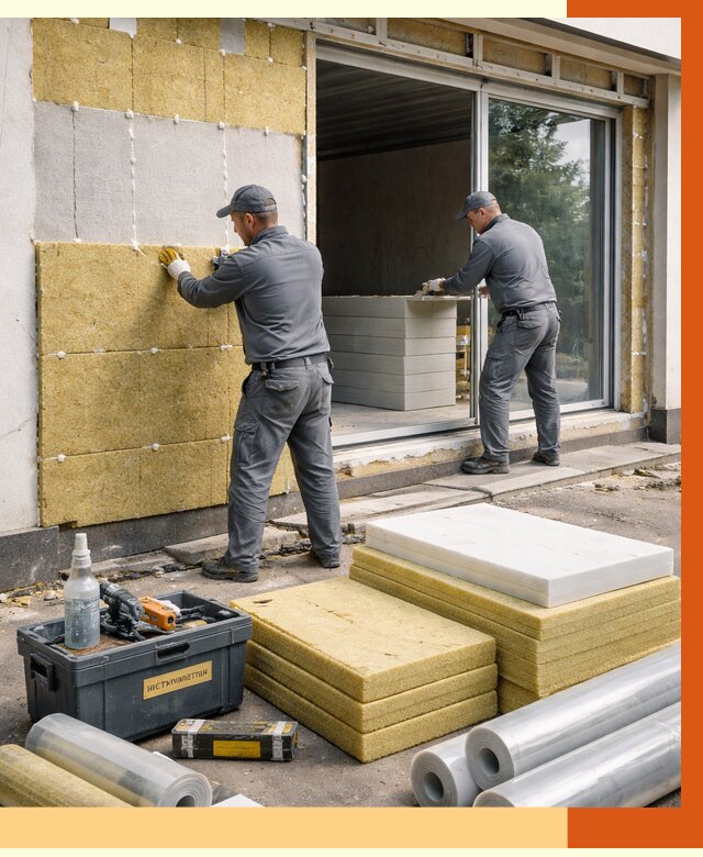 Утепление торгового павильона в Гагарине от 15086 руб./м² под ключ | ТепломастерГгр