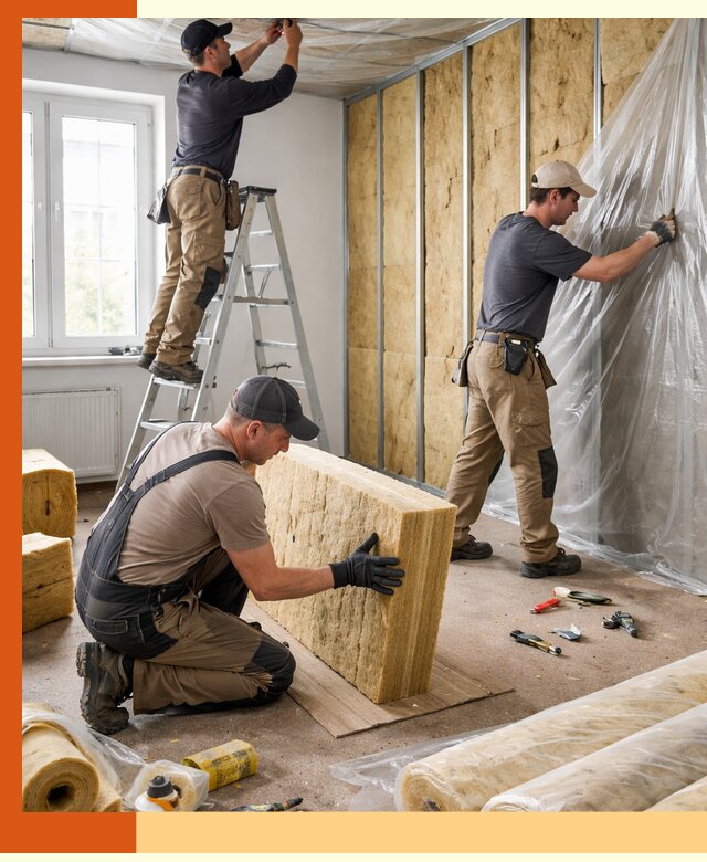 Утепление офисных помещений под ключ в Гагарине