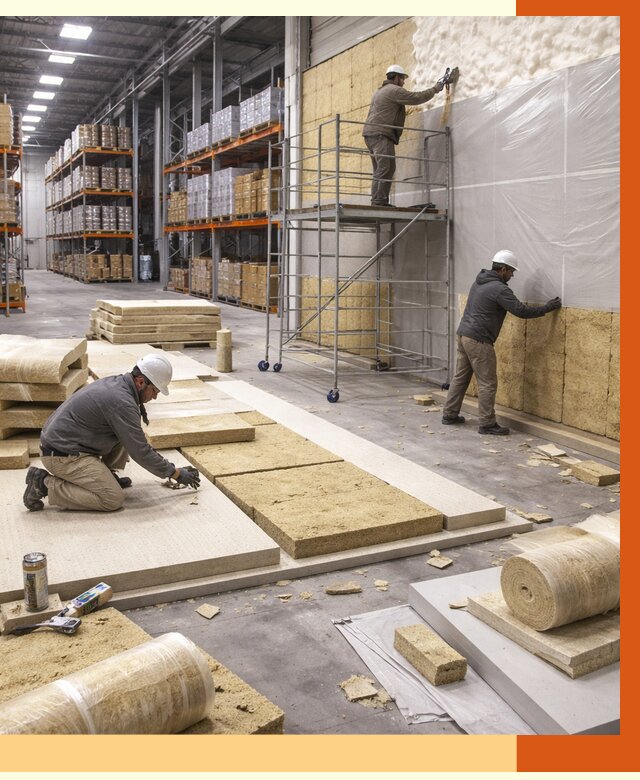 Утепление складского терминала в Гагарине от 7803 руб./м² под ключ | ТепломастерГгр