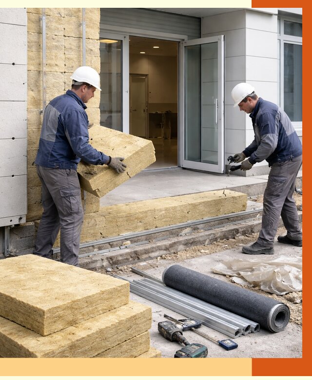 Утепление медицинского центра в Гагарине под ключ от 13005 руб./м² | ТепломастерГгр