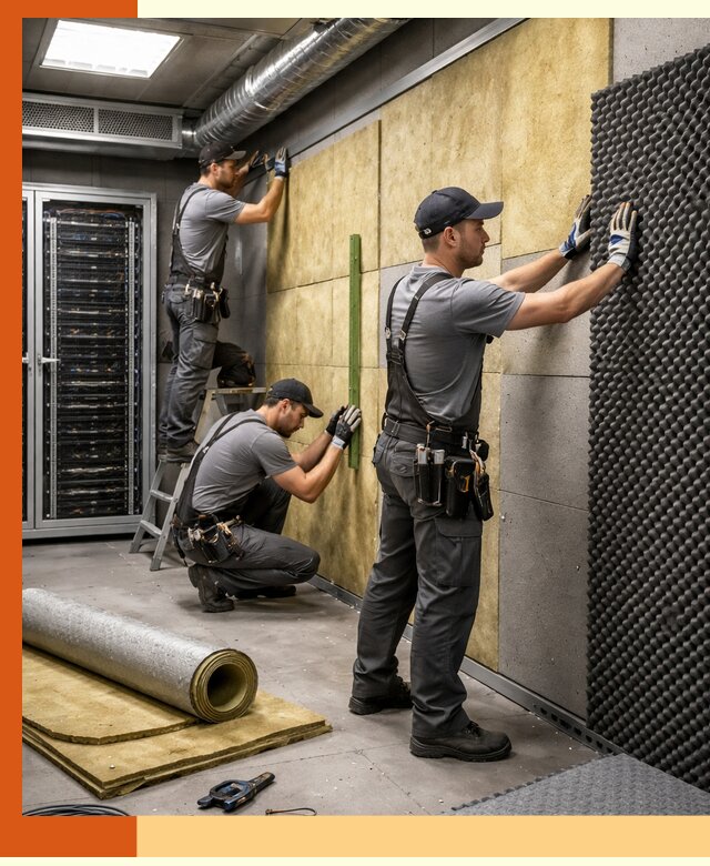 Утепление серверной комнаты профессионально в Гагарине