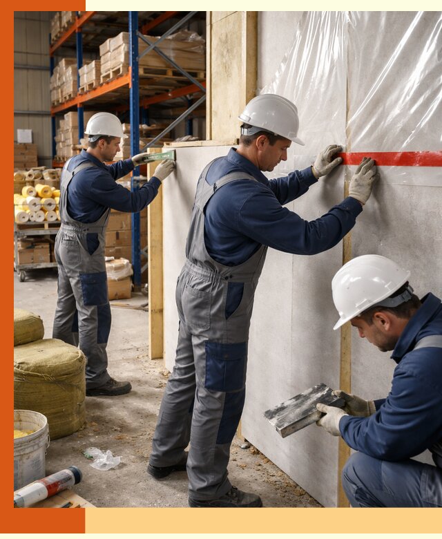 Утепление теплого склада под ключ в Гагарине