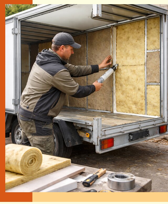 Профессиональное утепление прицепа в Гагарине для любых условий