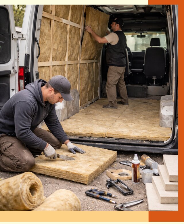 Утепление кемпера в Гагарине под ключ от 12485 руб. — профессионально | ТепломастерГгр