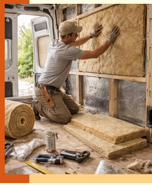 Утепление кемпера под ключ в Гагарине с гарантией качества