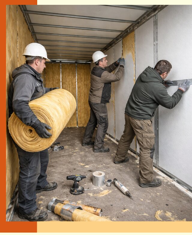 Утепление рефрижераторного контейнера в Гагарине профессионально и надежно