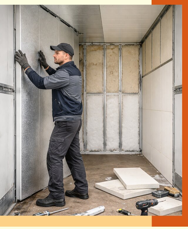 Утепление холодильного кузова в Гагарине от 14045 руб. под ключ | ТепломастерГгр