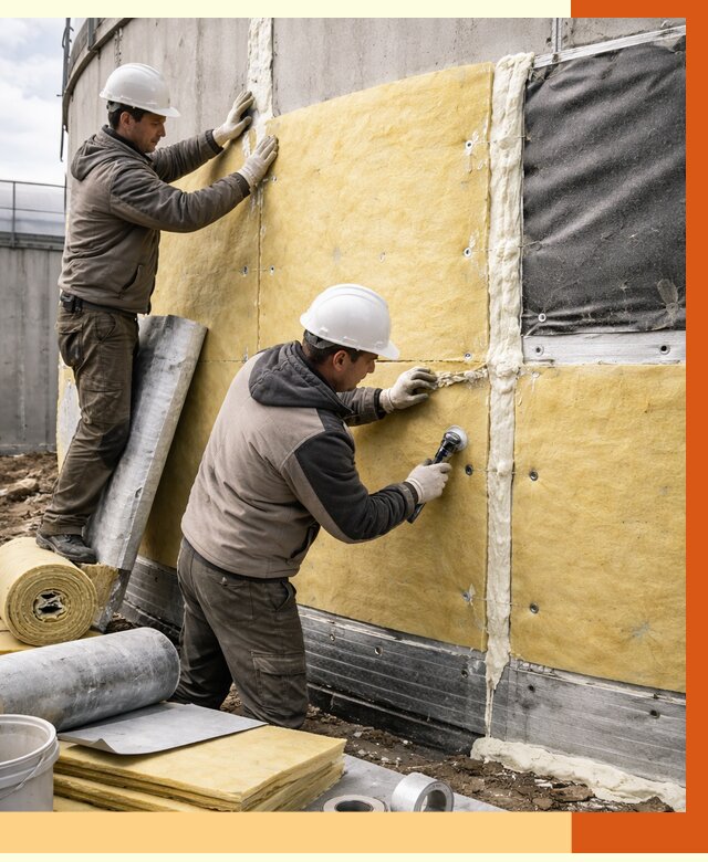 Утепление резервуара в Гагарине от 28611 руб/м2 — монтаж ППУ и комплекс под ключ | ТепломастерГгр