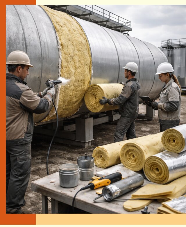 Утепление цистерны в Гагарине — утеплители и монтаж под ключ