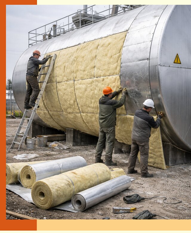 Утепление резервуаров с топливом в Гагарине надежно и экономично