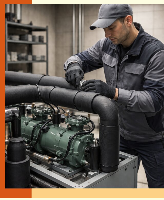 Утепление холодильного агрегата и теплоизоляция в Гагарине