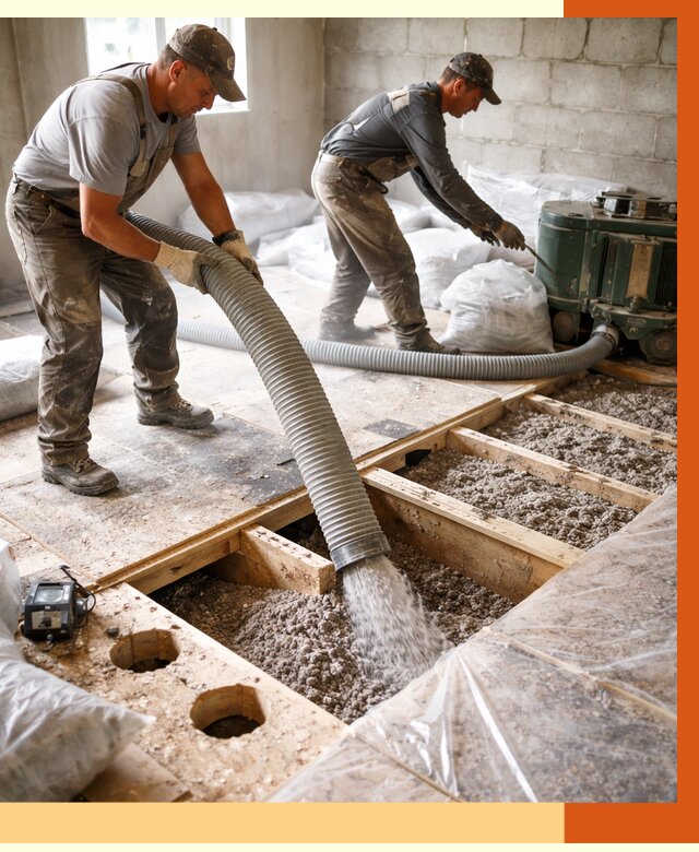 Заполнение пустот перекрытий в Гагарине от 4682 руб. под ключ | ТепломастерГгр