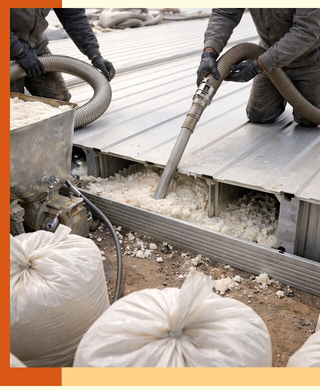 Заполнение пустот кровельных панелей пенными и мокрыми герметиками в Гагарине