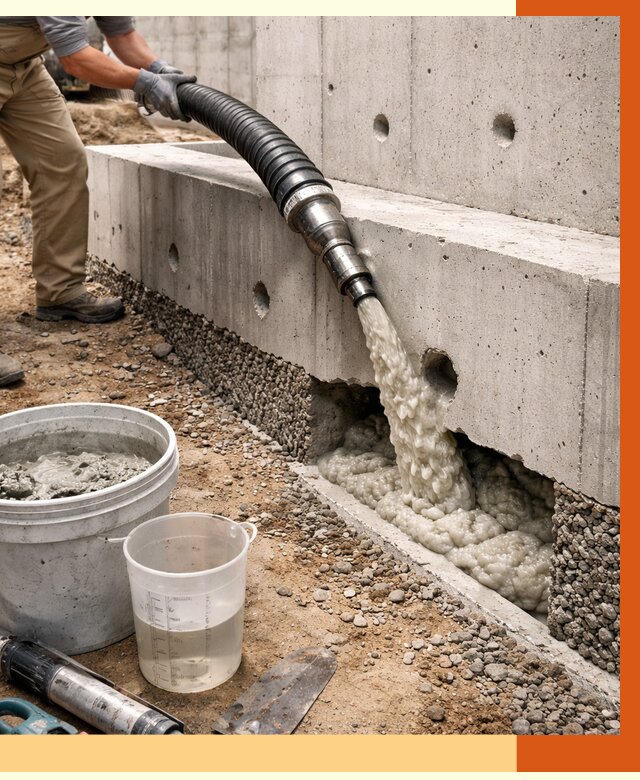 Заполнение полостей фундамента в Гагарине от 7075 руб. под ключ | ТепломастерГгр