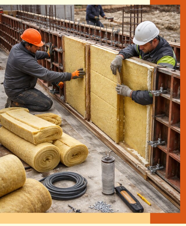 Теплоизоляция опалубки в Гагарине от 7491 руб. за м2 — услуги и монтаж | ТепломастерГгр