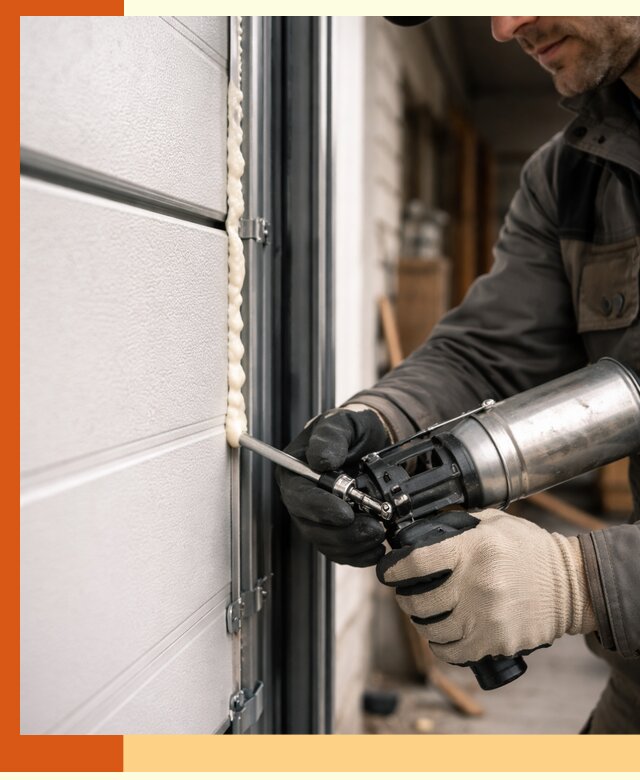 Заполнение пустот ворот в Гагарине профессионально и герметично