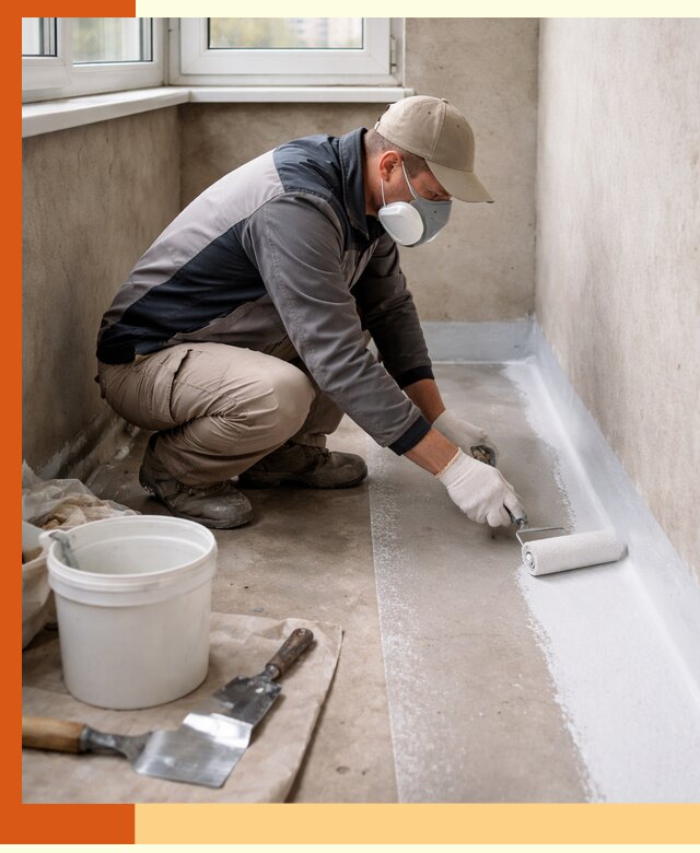 Утепление балкона жидкой теплоизоляцией в Гагарине