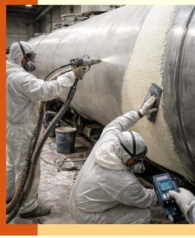 Утепление автоцистерн жидкой теплоизоляцией в Гагарине