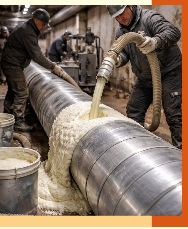 Утепление теплотрассы жидкой теплоизоляцией в Гагарине от 4370 руб. | ТепломастерГгр