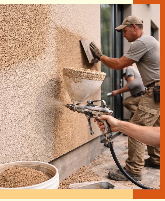 Утепление фасада жидкой пробкой в Гагарине от 4994 руб./м² под ключ | ТепломастерГгр