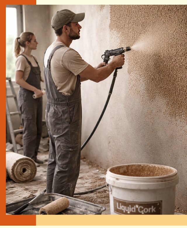 Утепление стен жидкой пробкой в Гагарине эффективное и долговечное