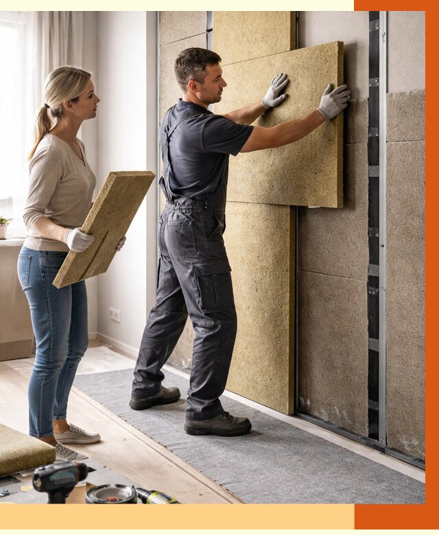 Профессиональная шумоизоляция квартиры в Гагарине от 7803 руб. за м2 | ТепломастерГгр