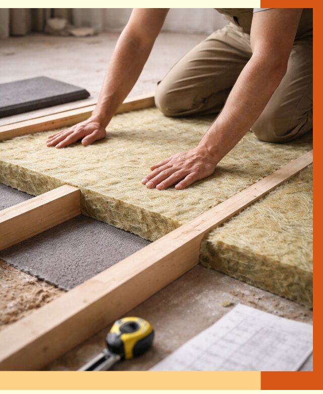 Шумоизоляция пола в Гагарине от 1301 руб./м² — профессиональная звукоизоляция | ТепломастерГгр