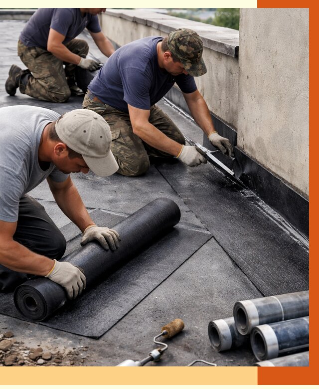 Гидроизоляция кровли в Гагарине от 4682 руб. — профессиональная гидроизоляция крыши | ТепломастерГгр