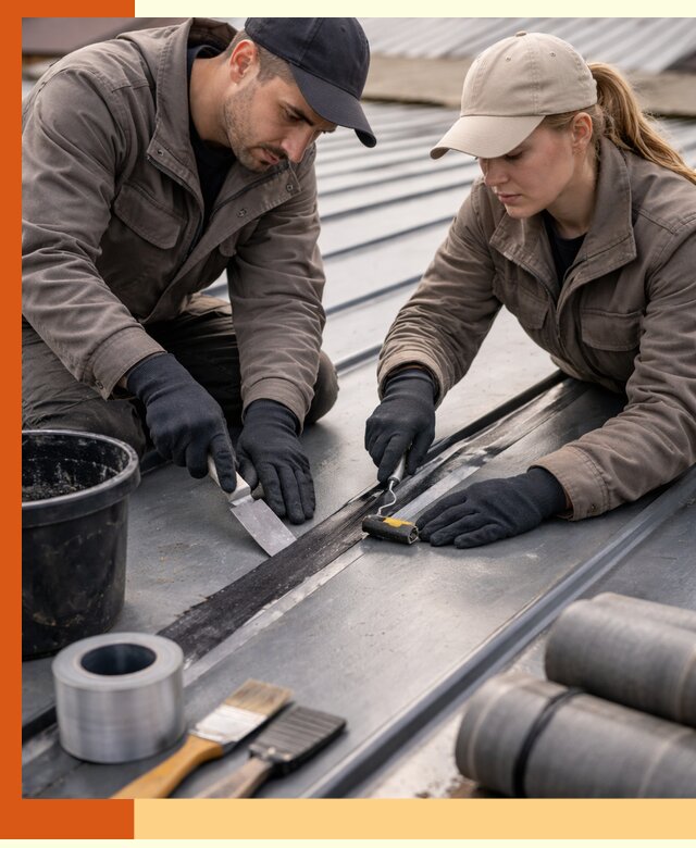 Гидроизоляция фальцевой кровли в Гагарине качественно и надежно