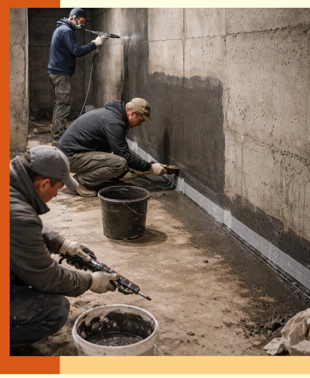 Гидроизоляция подвала в Гагарине — комплексная защита от влаги