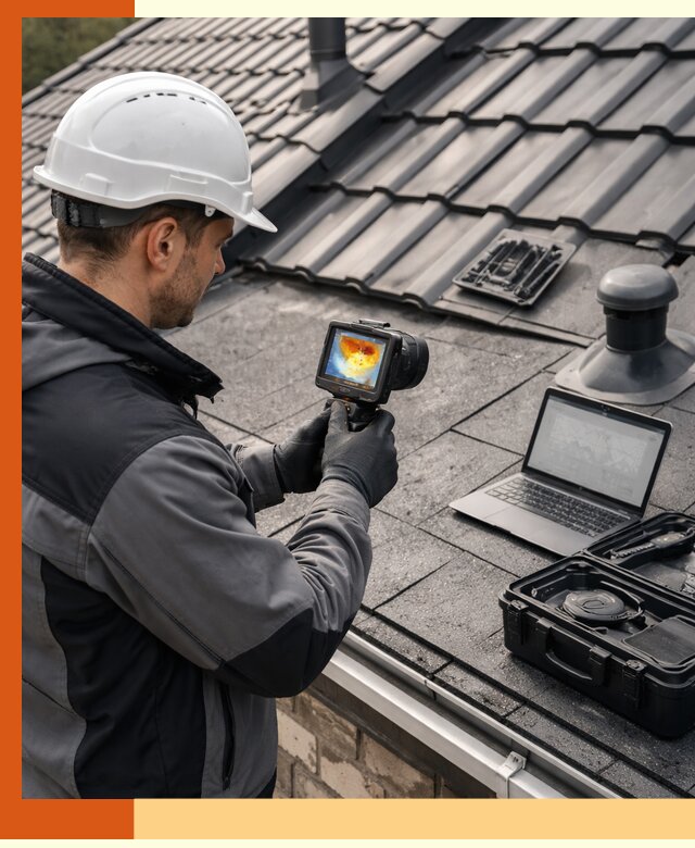 Тепловизионное обследование кровли в Гагарине для выявления дефектов