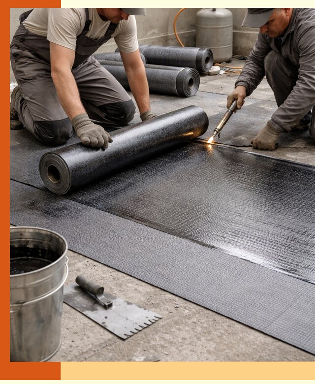 Монтаж гидроизоляционной мембраны в Гагарине для зданий и конструкций